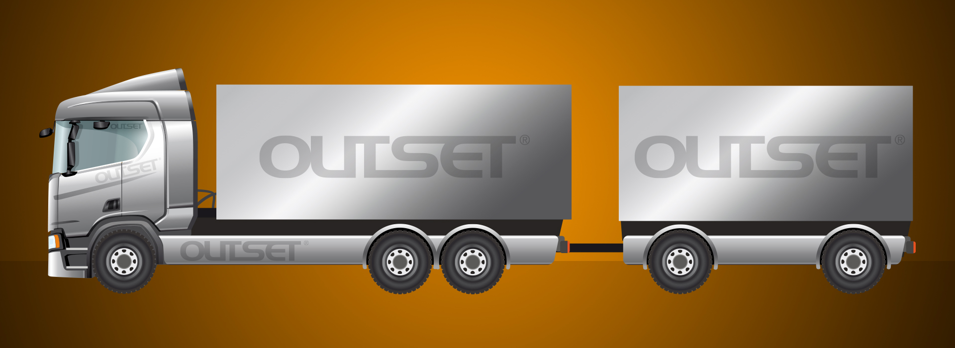 Prodotti di pesatura a bordo Outset per camion autotreno